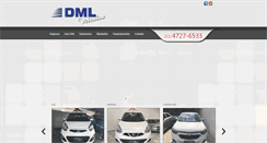Desktop Screenshot of dmlveiculos.com.br